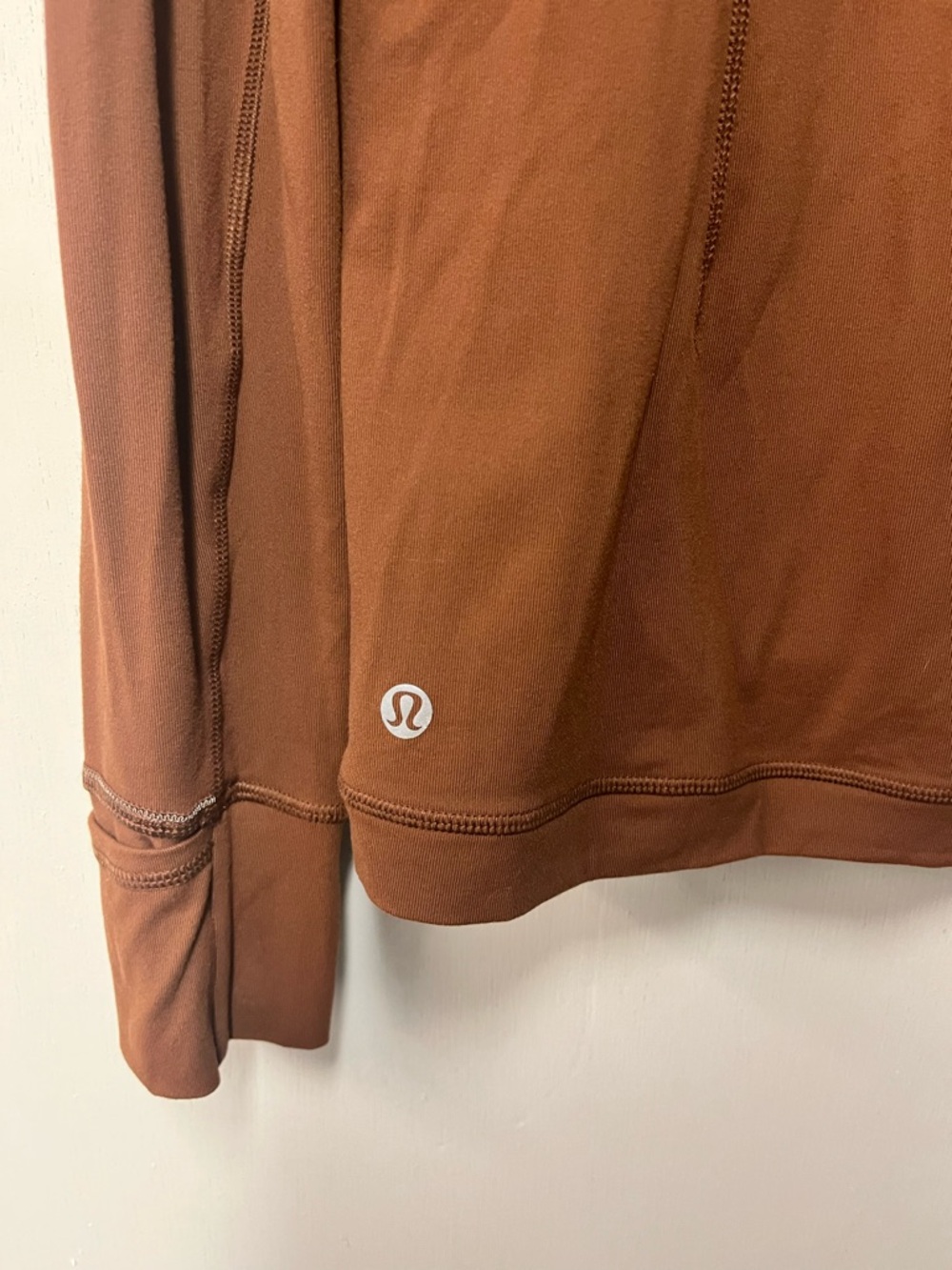 Lululemon It’s Rulu Run Long Sleeve Roasted Brown Size 12 - Picture 6 of 6
